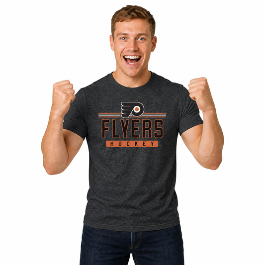 Philadelphia Flyers T-Shirt NHL Heather Charcoal - Charcoal
