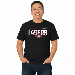 San Francisco 49ers  NFL Shirt Men Women Unisex Tag-Free Cotton Gameday Tee - Black