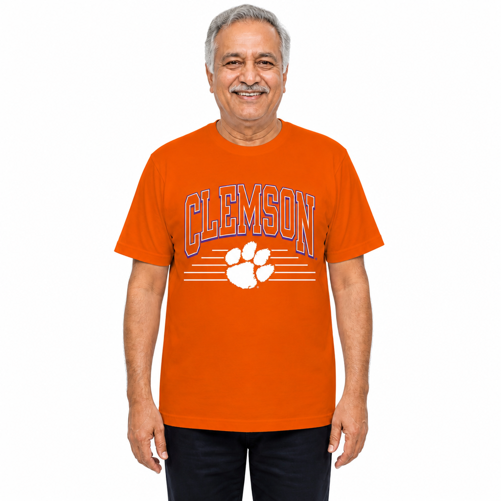 Clemson Tigers  NCAA Overtime Classics Unisex T-Shirt - Orange