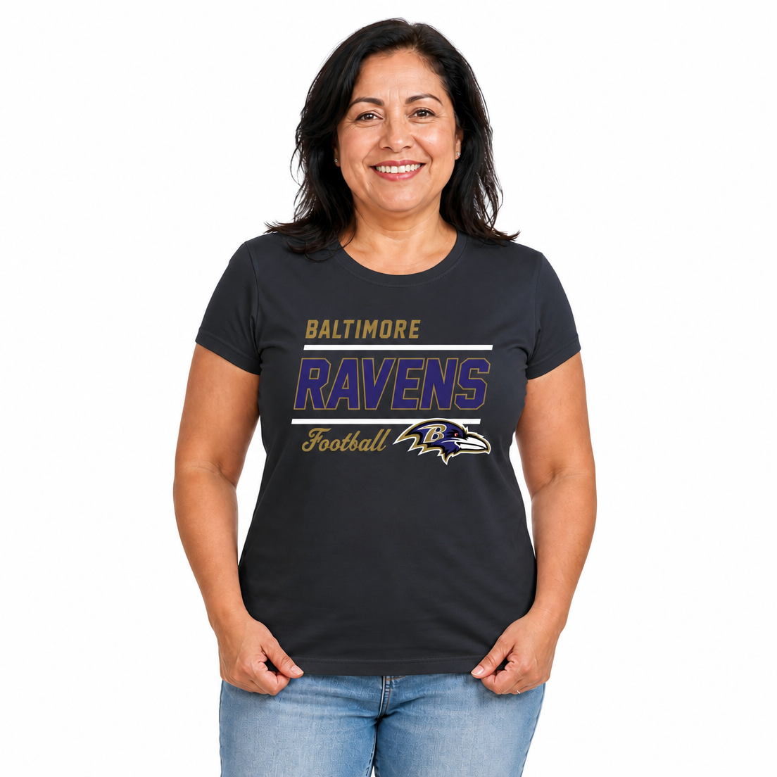 Baltimore Ravens Ravens Women's NFL Gameday T-Shirt - Black
