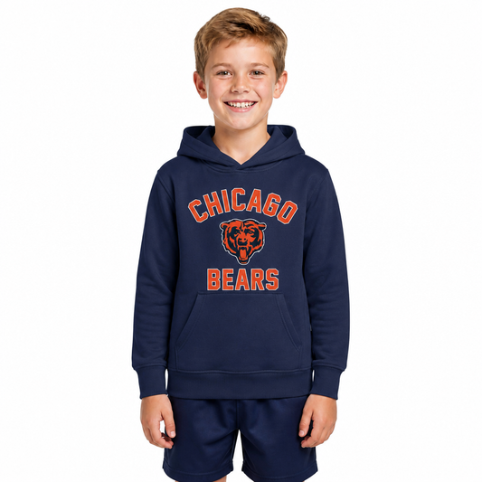 Chicago Bears Youth Gameday Hoodie Sweatshirt - Navy