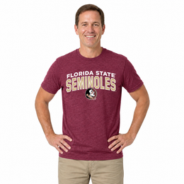 Florida State Seminoles T-Shirt Heathered for Men and Women - Garnet Heather