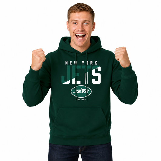 New York Jets Jets Hoodie Fleece Sweatshirt for Men and Women - Forest Green