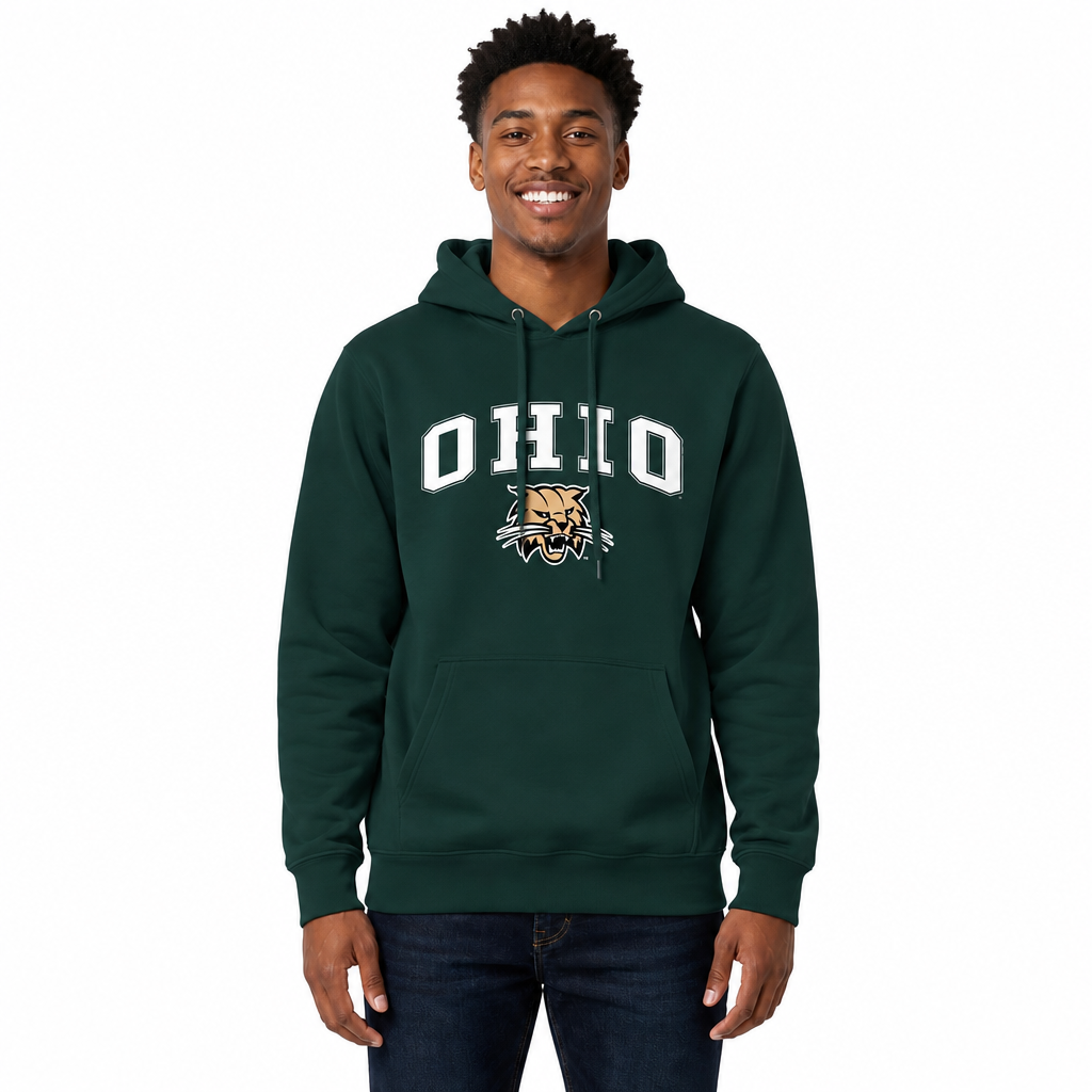 OHIO Arch & Logo Gameday Hoodie - Green