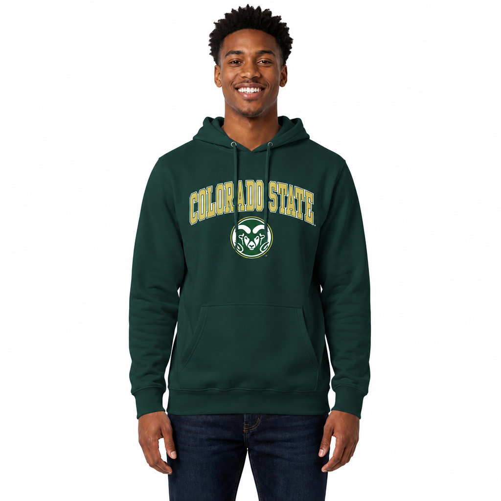 CSU Arch & Logo Gameday Hoodie - Green