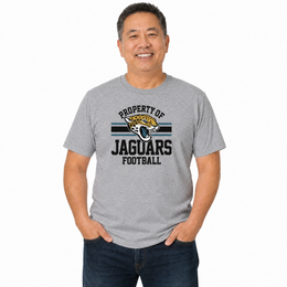 Jacksonville Jaguars NFL Property Of T-Shirt - Sport Gray