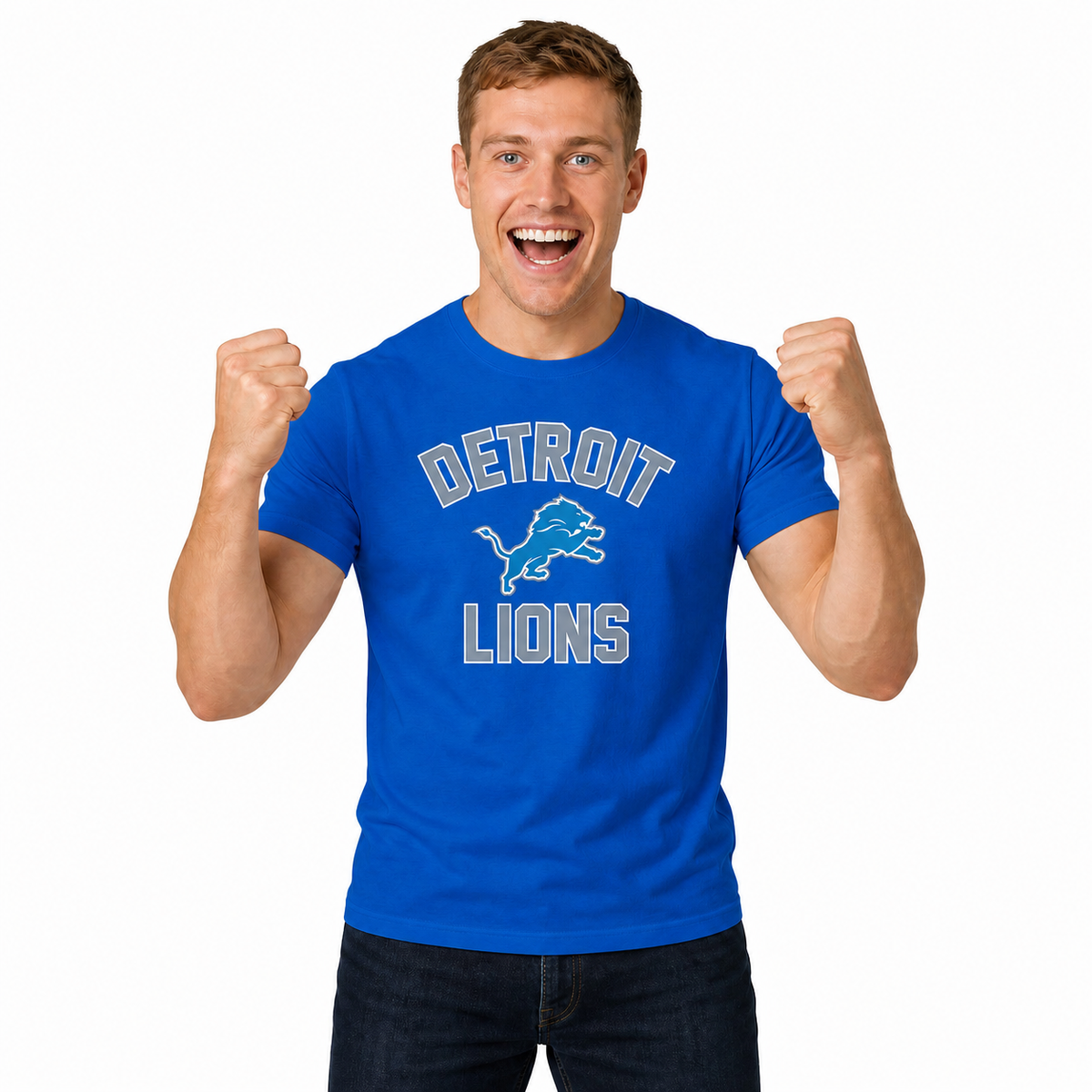 Detroit Lions NFL Gameday T-Shirt for Men and Women - Royal