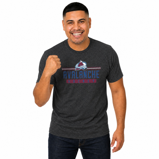 Colorado Avalanche T-Shirt NHL Heather Charcoal - Charcoal
