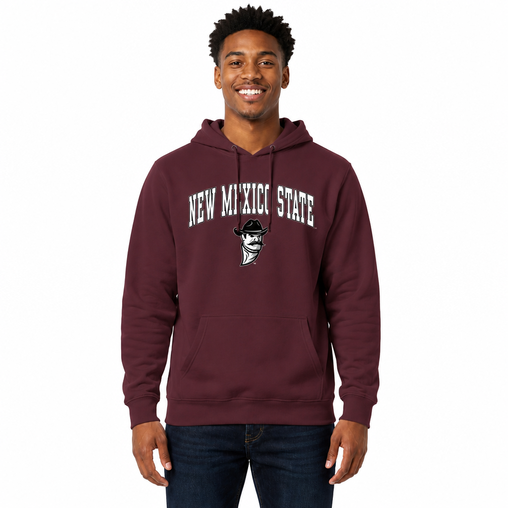 NMST Arch & Logo Gameday Hoodie - Maroon