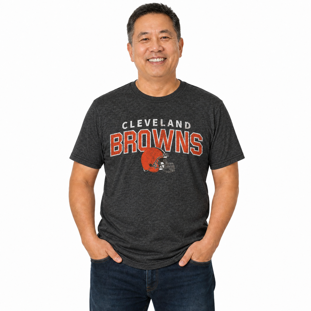 Cleveland Browns  Starting Fresh Tee - Black Heather