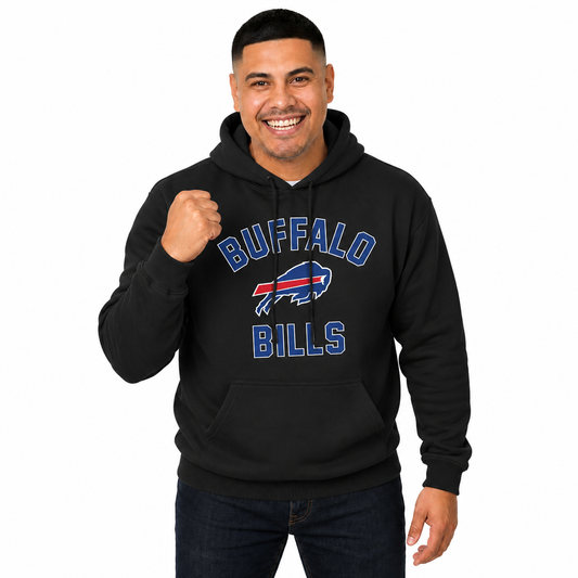 Buffalo Bills Gameday Hoodie Pullover Sweatshirt - Black