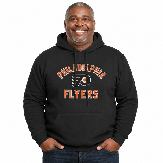 Philadelphia Flyers Hoodie Pullover Sweatshirt - Black