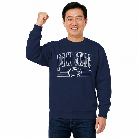 Penn State Nittany Lions NCAA Overtime Classics Crewneck Sweatshirt - Navy