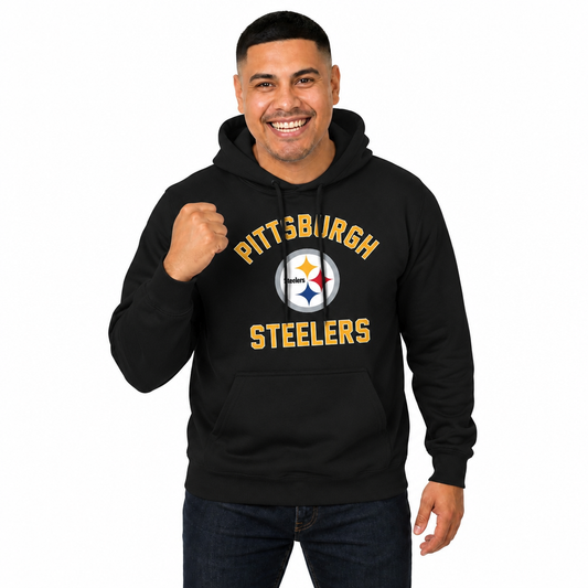 Pittsburgh Steelers Gameday Hoodie Pullover Sweatshirt - Black