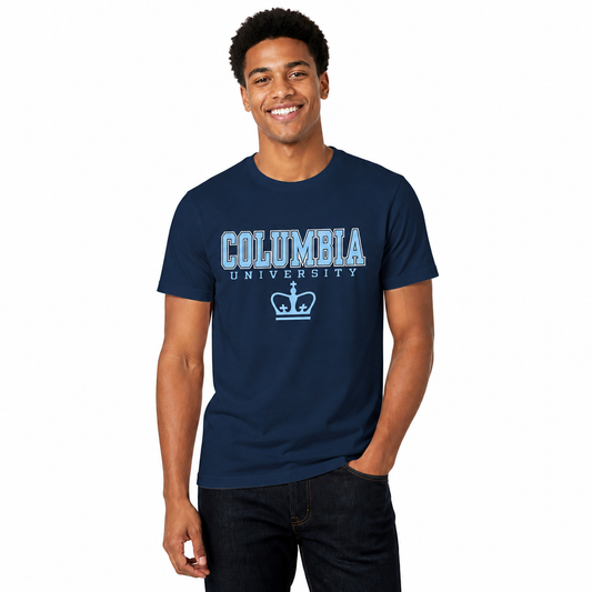 Columbia Lions NCAA Adult Gameday Cotton T-Shirt - Navy