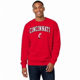 Cincinnati Bearcats Adult Arch & Logo Soft Style Gameday Crewneck Sweatshirt - Red