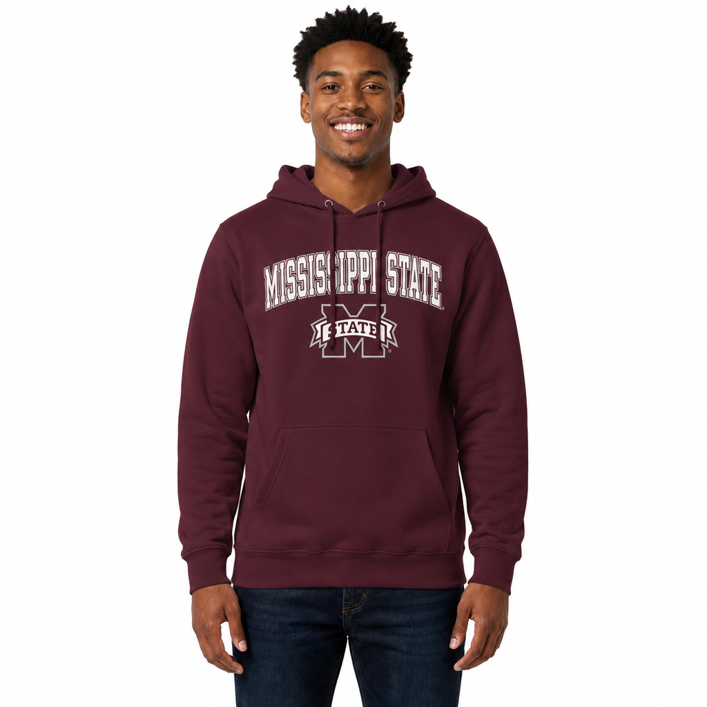 Mississippi State Bulldogs Arch & Logo Gameday Hoodie - Team Color