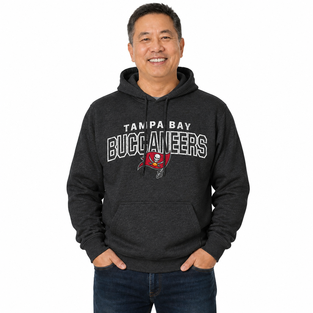 Tampa Bay Buccaneers Starting Fresh Hoodie - Black Heather
