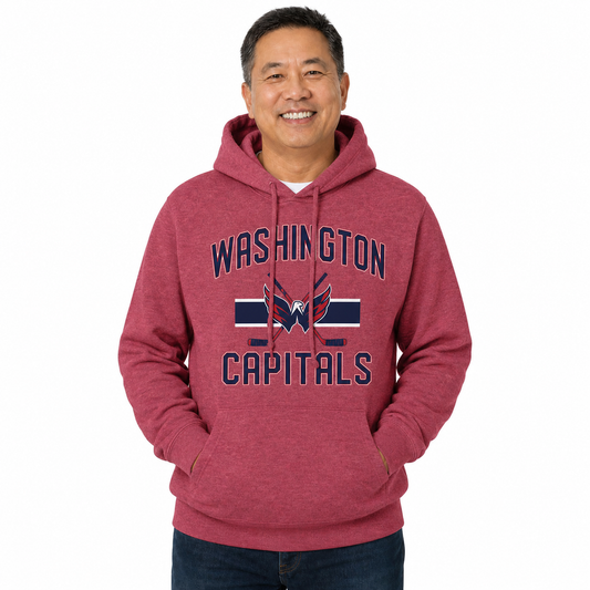 Washington Capitals Capitals Hoodie Fleece Hooded Sweatshirt - Red