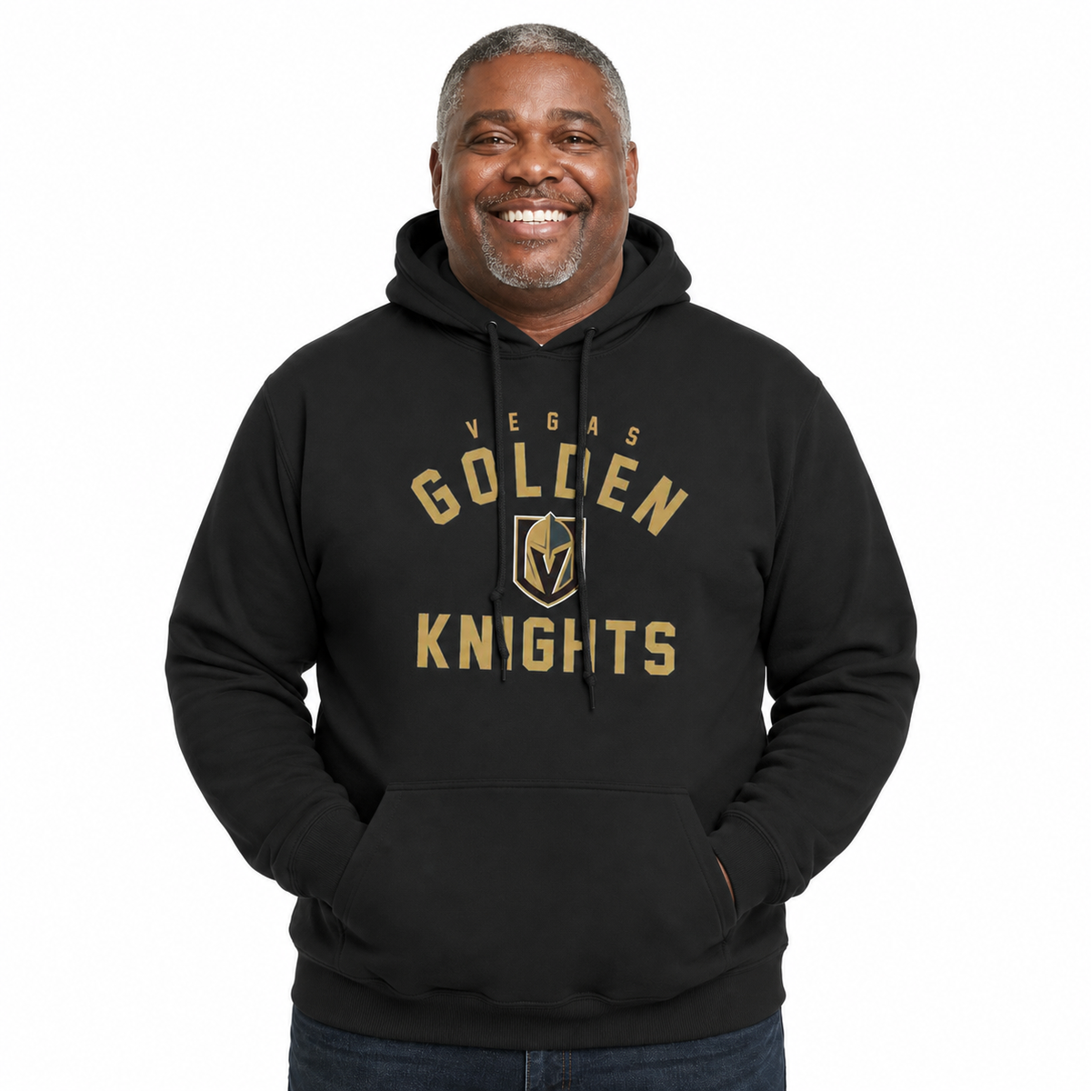Vegas Golden Knights Hoodie Pullover Sweatshirt - Black