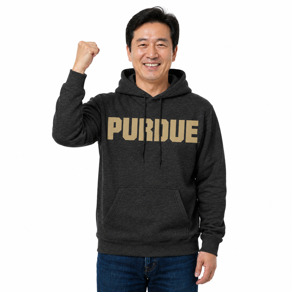 Purdue Boilermakers NCAA Fan Hoodie Sweatshirt Men Women - Charcoal
