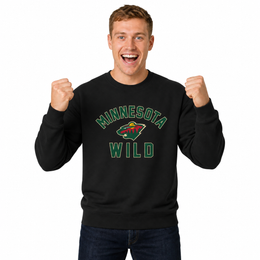 NFL Gameday Crewneck Sweatshirt, Cotton Fleece Pullover Men Women