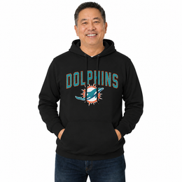 Miami Dolphins NFL Home Team Hoodie Sweatshirt - Black