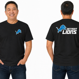 Detroit Lions NFL Final Countdown T-Shirt Men Women - Black