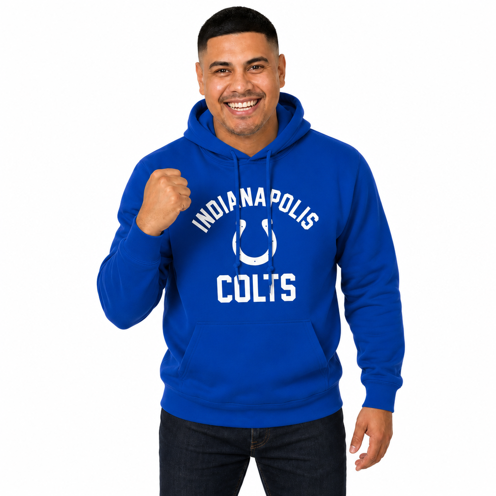 Indianapolis Colts Gameday Hoodie Pullover Sweatshirt - Royal