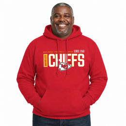 Kansas City Chiefs NFL Modern Endzone Fleece Hoodie Red Sweatshirt - Red