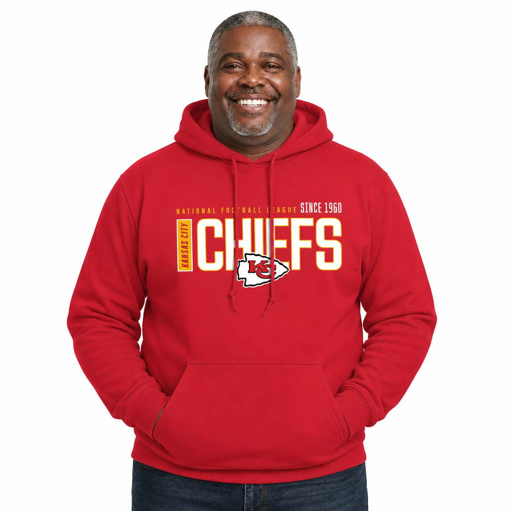 Kansas City Chiefs NFL Modern Endzone Fleece Hoodie Red Sweatshirt - Red