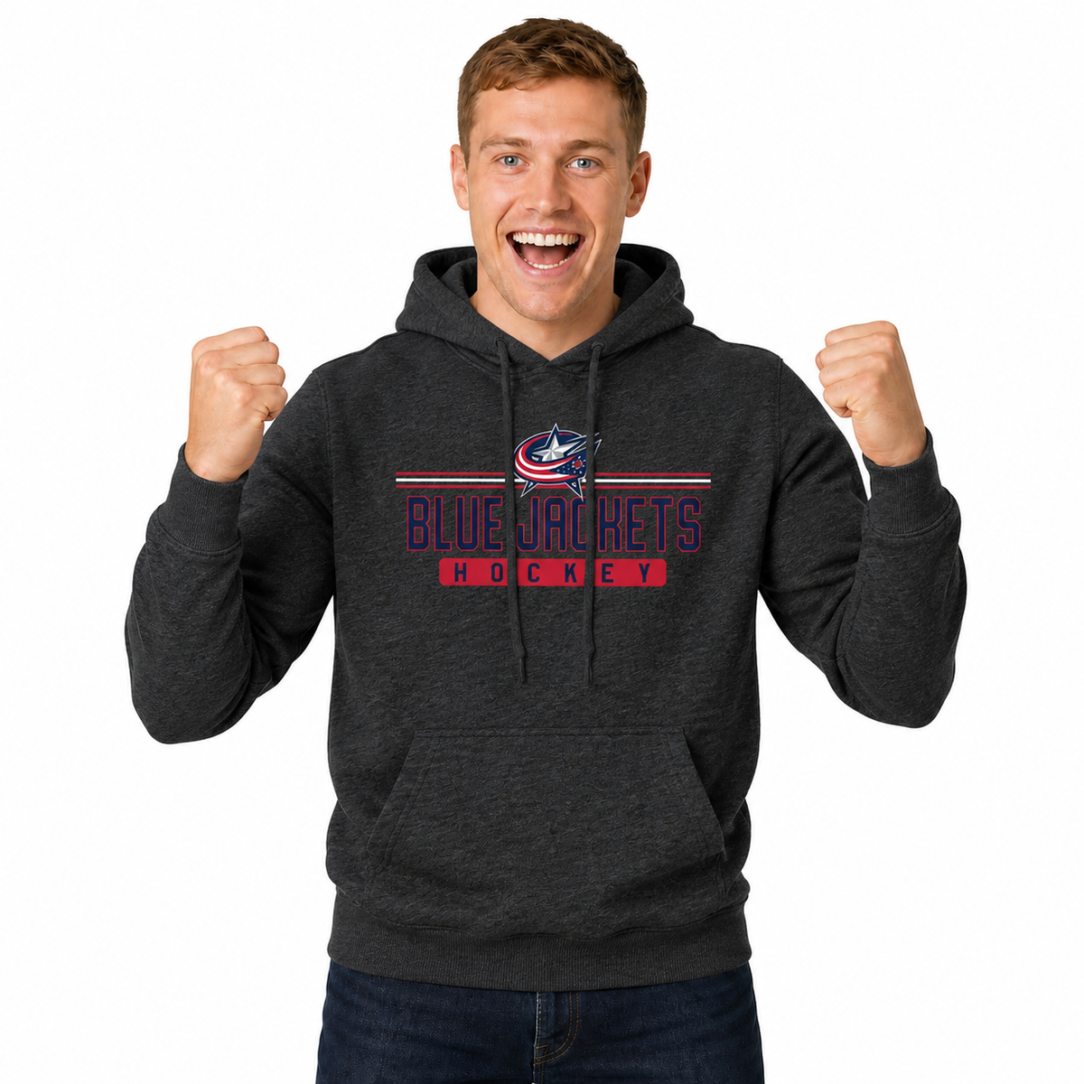 Columbus Blue Jackets Blue Jackets Hoodie Sweatshirt for Men and Women - Charcoal