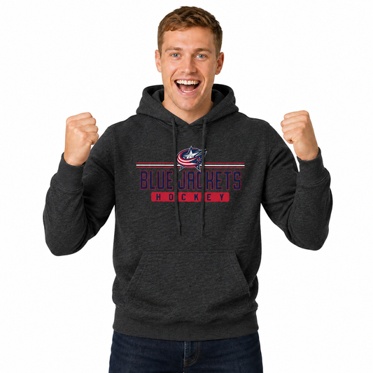 Columbus Blue Jackets Blue Jackets Hoodie Sweatshirt for Men and Women - Charcoal