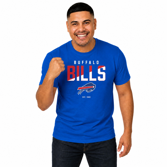 Buffalo Bills NFL Color Block Tee - Royal
