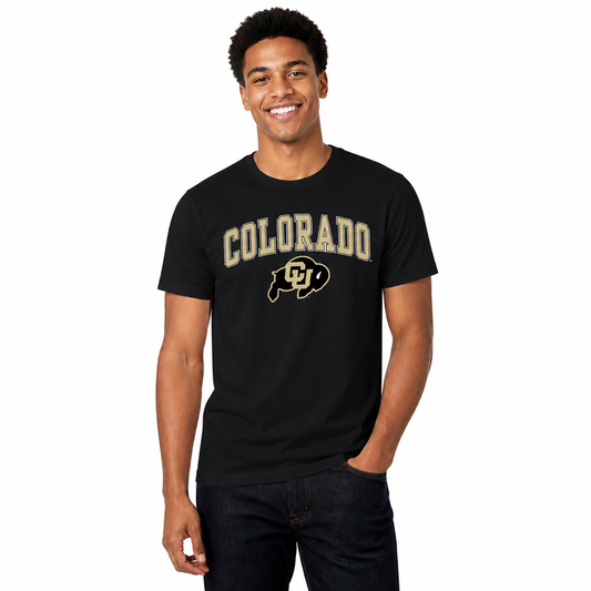 Colorado Buffaloes NCAA Adult Gameday Cotton T-Shirt - Black