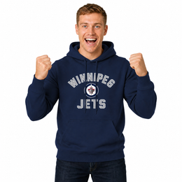 Winnipeg Jets Hoodie Pullover Sweatshirt - Navy