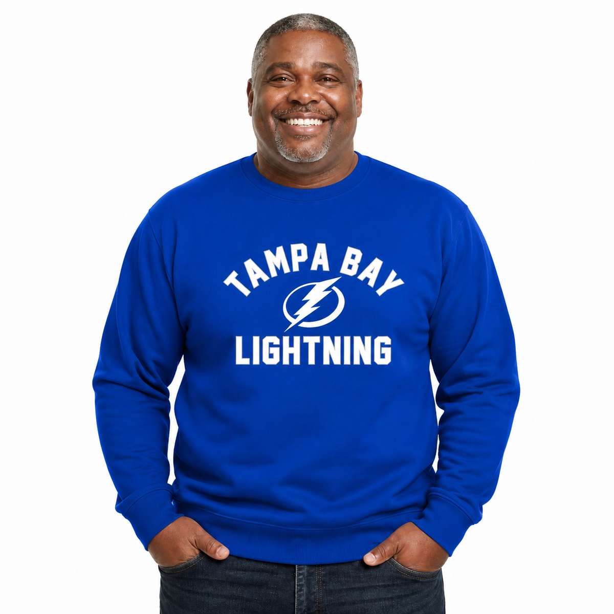 NFL Gameday Crewneck Sweatshirt, Cotton Fleece Pullover Men Women
