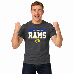 Los Angeles Rams Charcoal T-Shirt for Men and Women - Charcoal