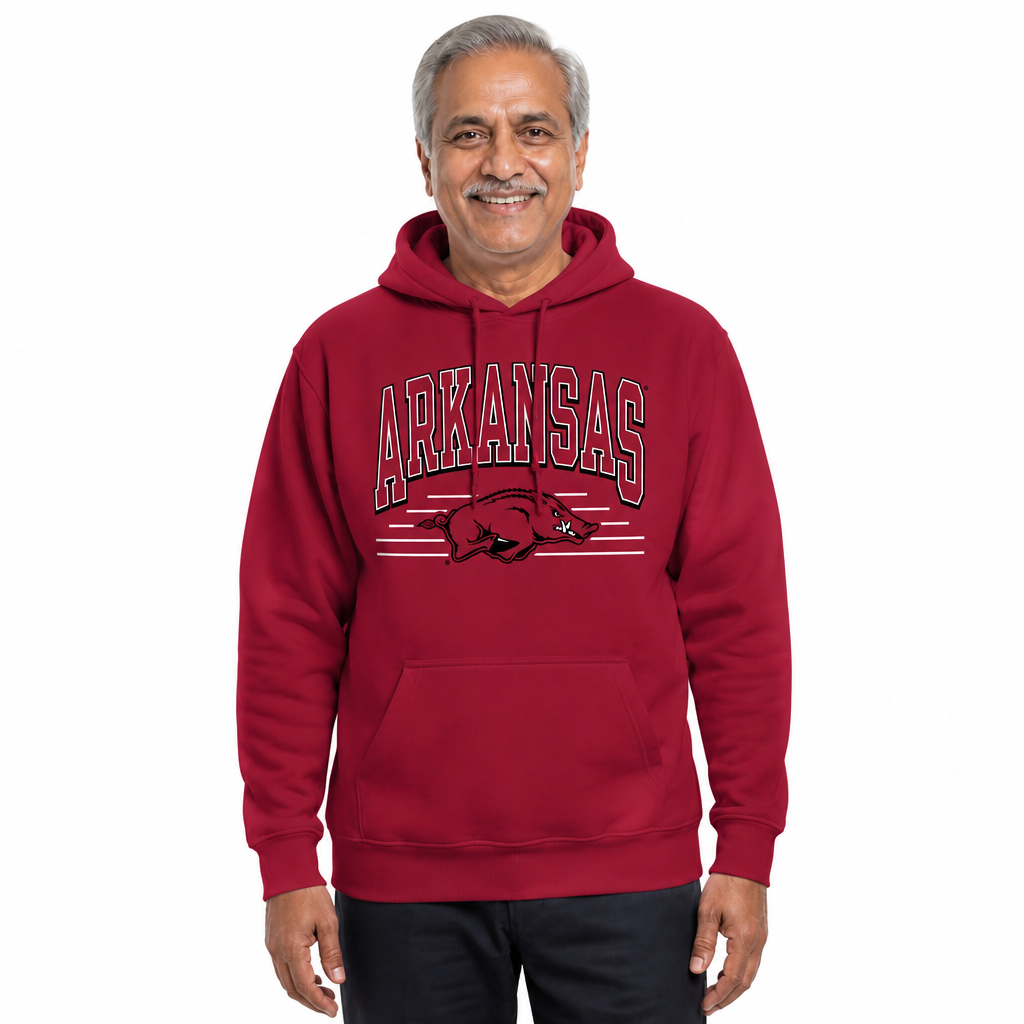 Arkansas Razorbacks NCAA Overtime Classics Hoodie - Cardinal