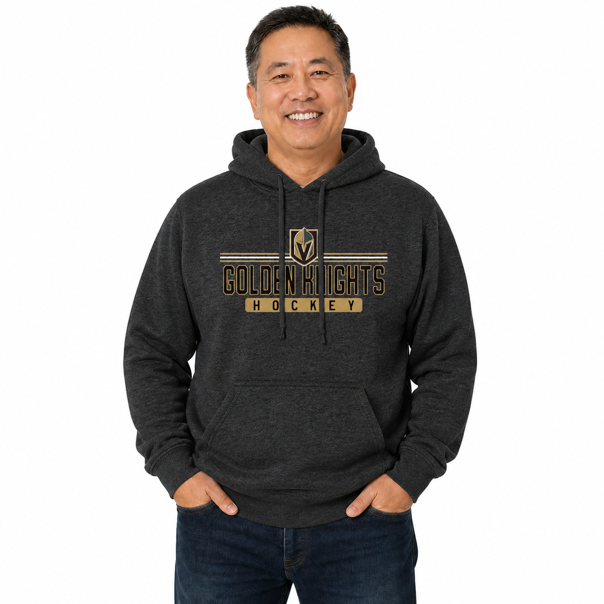 Las Vegas Golden Knights Golden Knights Hoodie Sweatshirt for Men and Women - Charcoal
