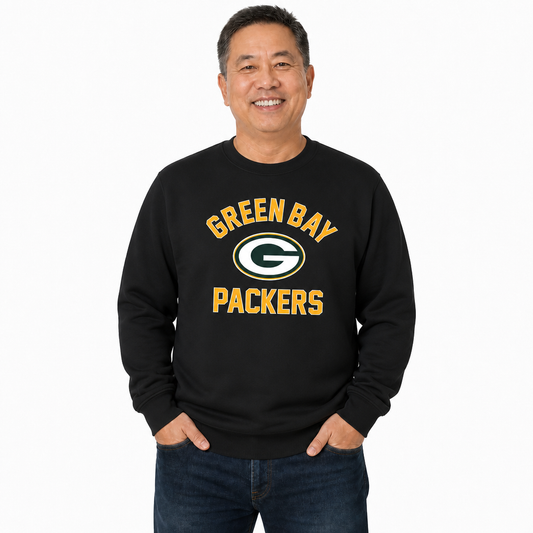Green Bay Packers NFL Adult Gameday Football Crewneck Sweatshirt - Forest Green