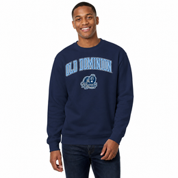 Old Dominion Monarchs Adult Arch & Logo Soft Style Gameday Crewneck Sweatshirt - Navy