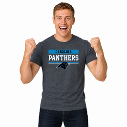 Carolina Panthers Charcoal T-Shirt for Men and Women - Charcoal