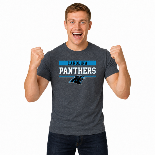 Carolina Panthers Charcoal T-Shirt for Men and Women - Charcoal