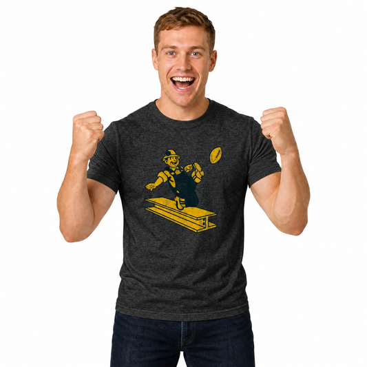 Pittsburgh Steelers NFL Throwback Tee - Black