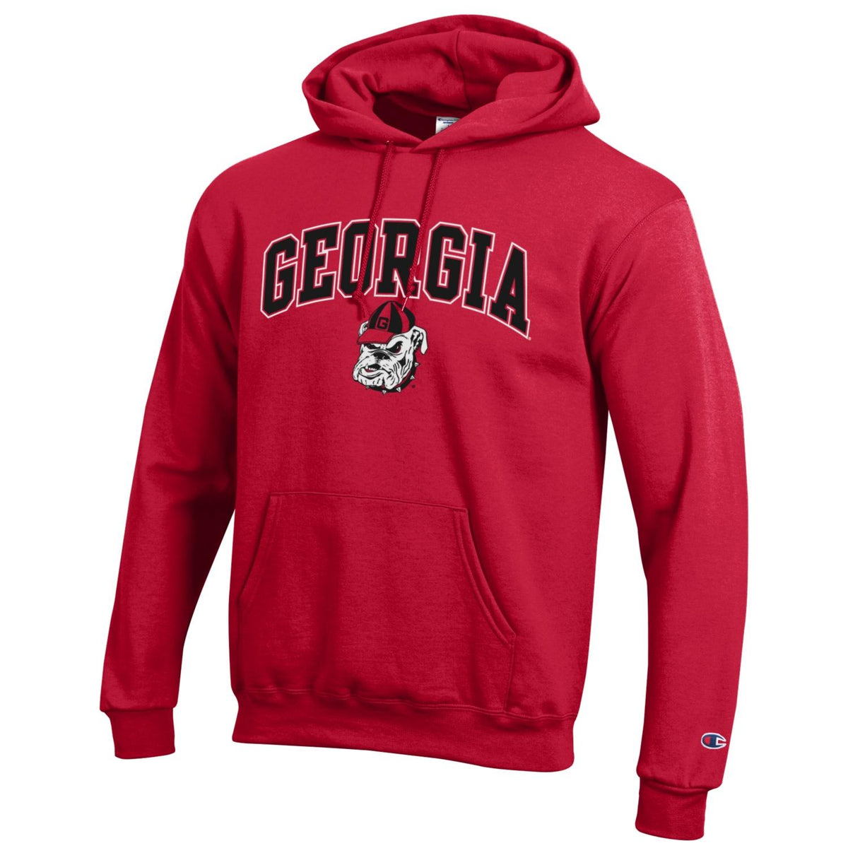 GEOR Arch & Logo Gameday Hoodie - Red
