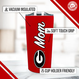 Georgia Bulldogs NCAA Stainless Steel Travel Tumbler for Mom - Red