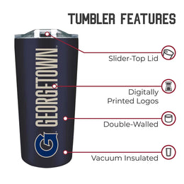 Georgetown Hoyas Campus Colors  NCAA Tumbler - Navy