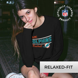Miami Dolphins  Sweatshirt for Women - Black