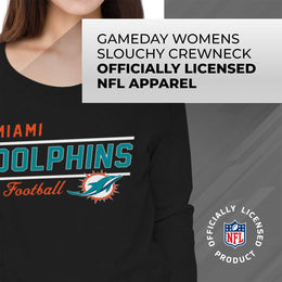 Miami Dolphins  Sweatshirt for Women - Black